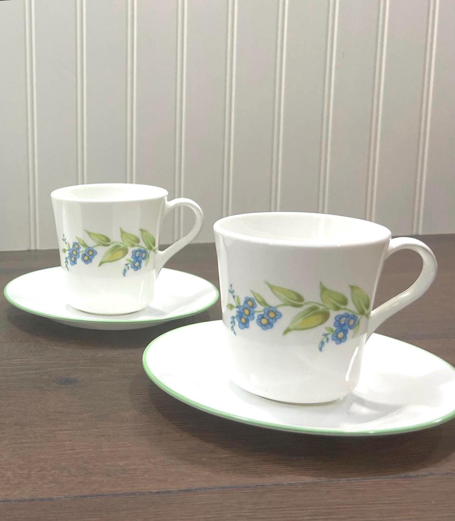 My Garden From Corelle, Set of Coffee Cups and Saucers, Sun