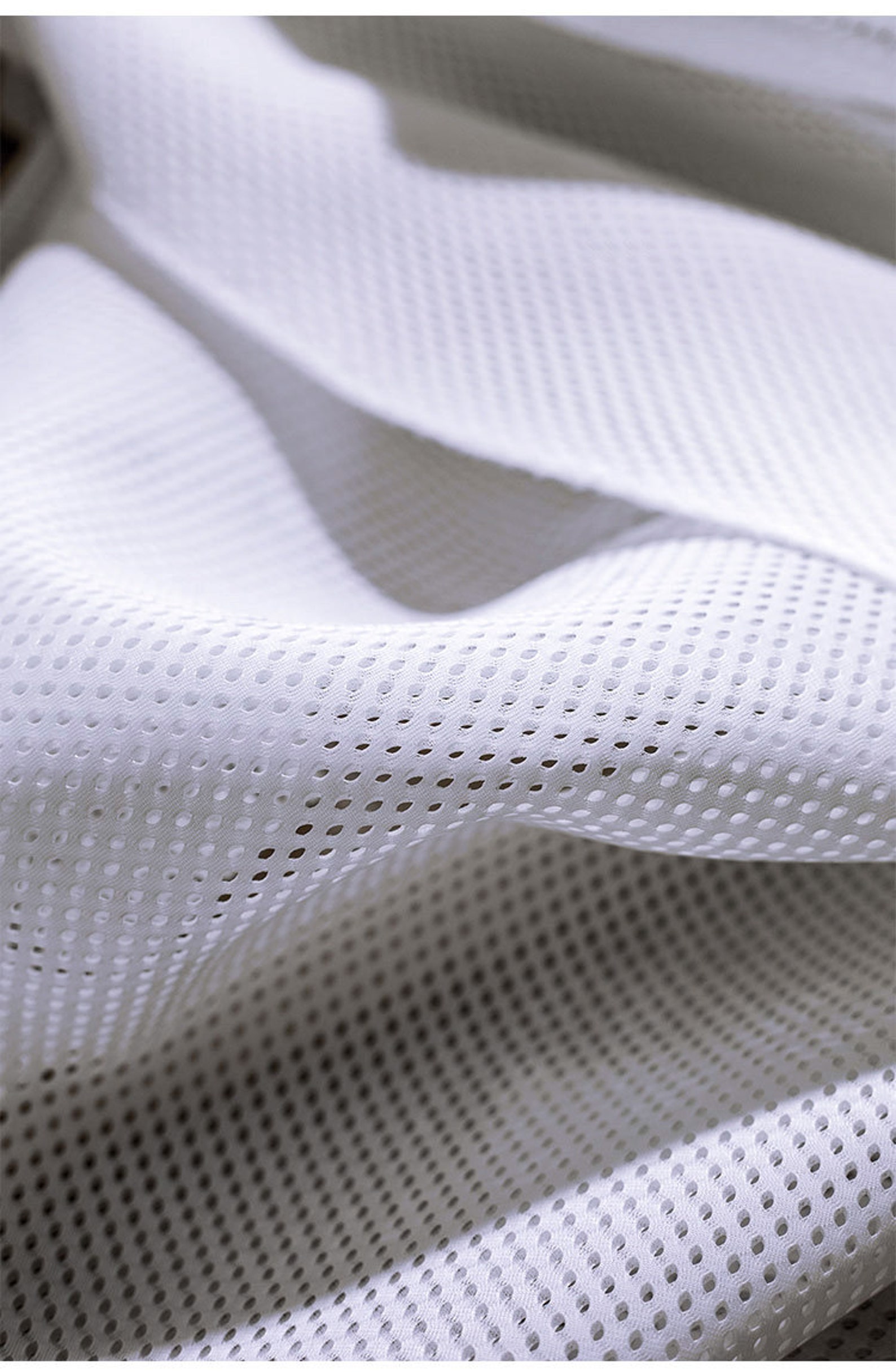 White mesh fabric Breathable hollow out fabric Pure color Etsy