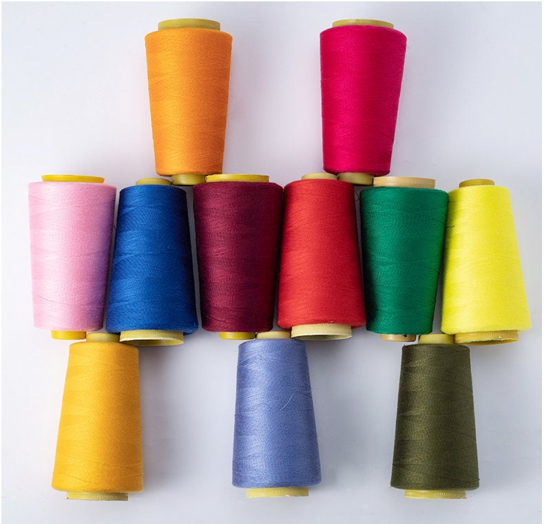 Polyester Thread Spools For Sewing Machines All Purpose Hand Etsy