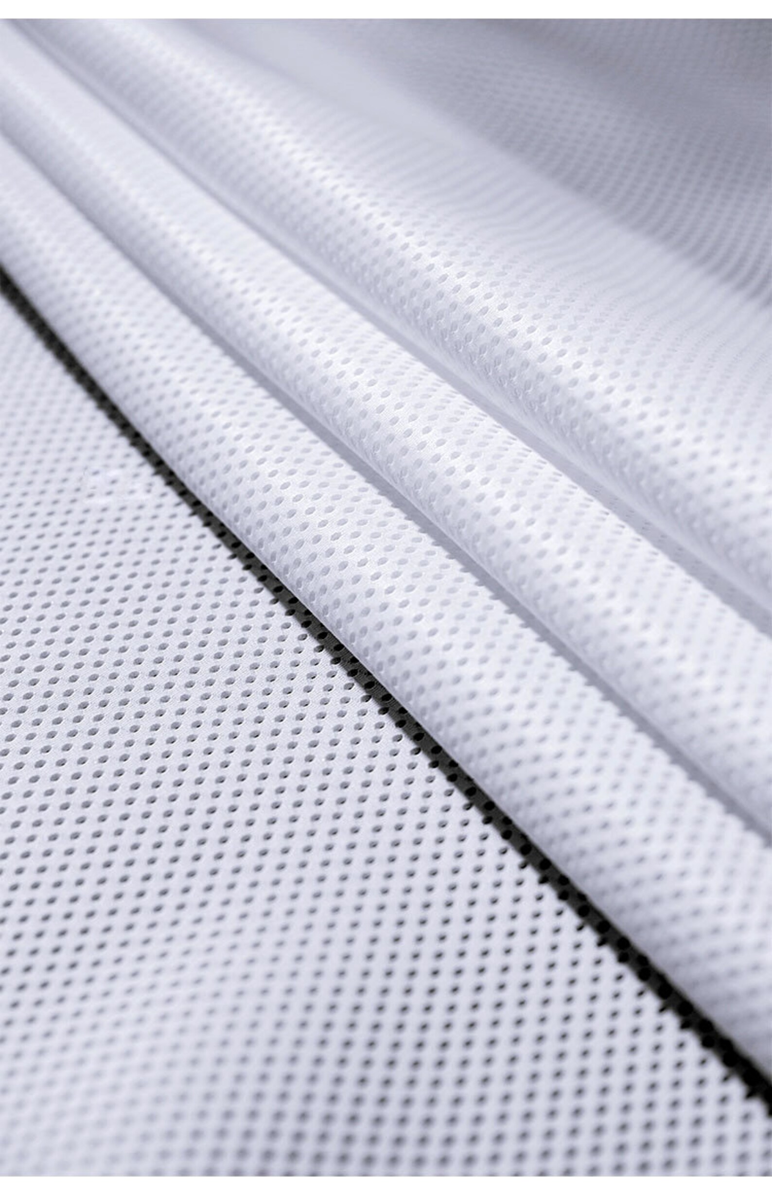 White mesh fabric Breathable hollow out fabric Pure color Etsy