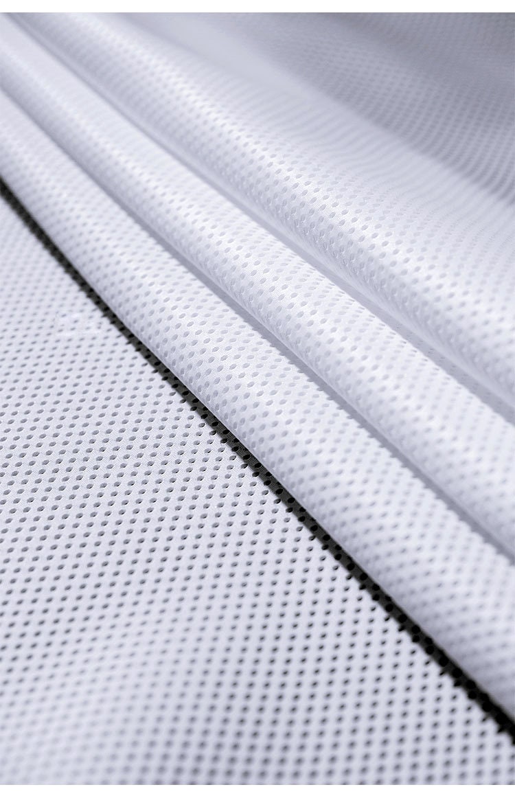 White mesh fabric Breathable hollow out fabric Pure color Etsy