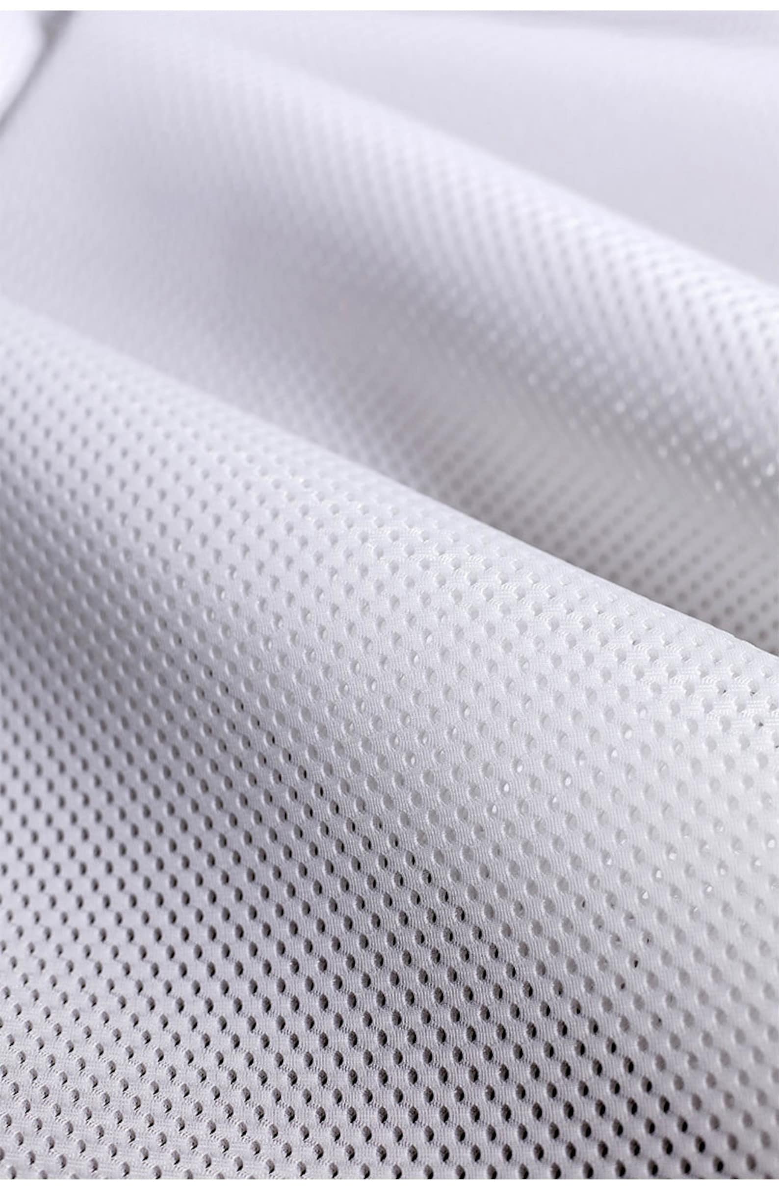 White mesh fabric Breathable hollow out fabric Pure color Etsy