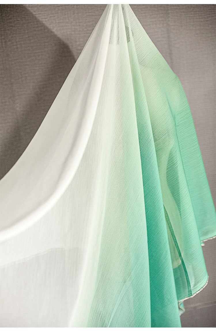 gradient chiffon