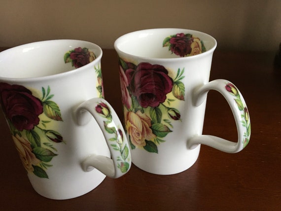 Mug Garden 38 cl (lot de 3) - Roy Kirkham - Blanc - Porcelaine
