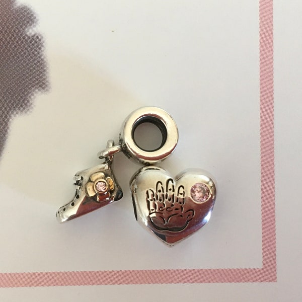 Baby Bootie Charm Etsy