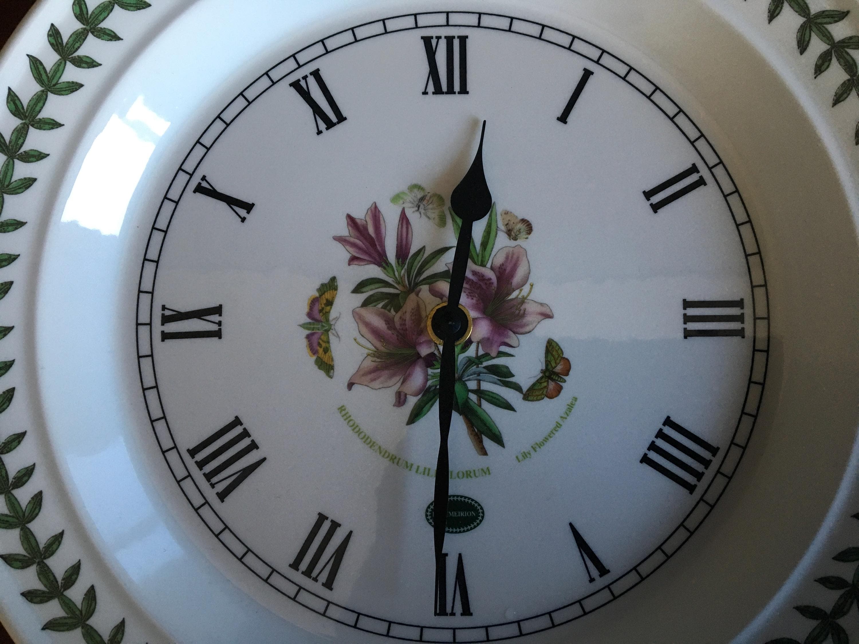 Vintage Portmeirion Botanic Garden Clock Portmeirion
