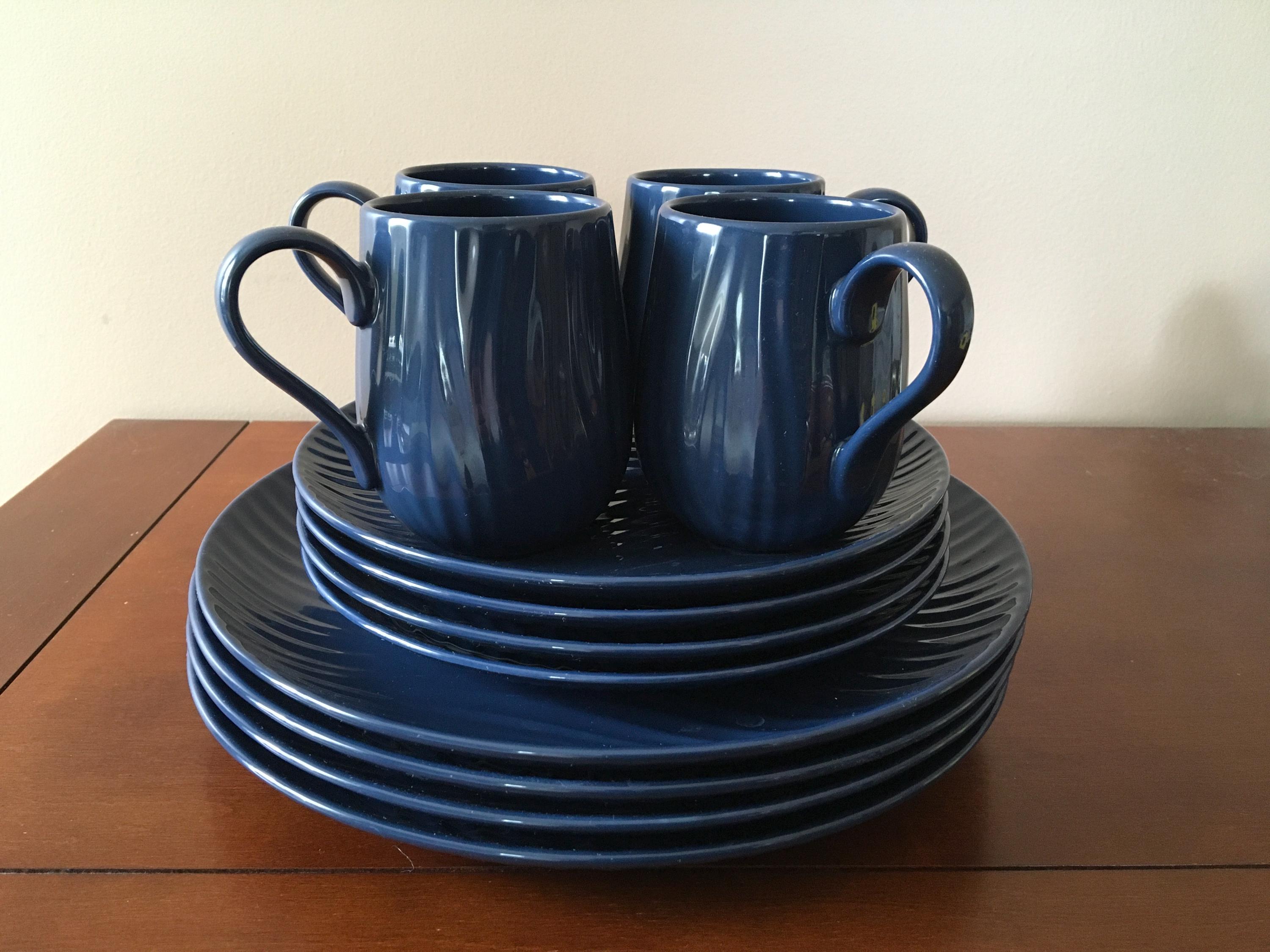 ONE 2 Piece Place Setting Sophie Conran for Portmeirion Blue Oak