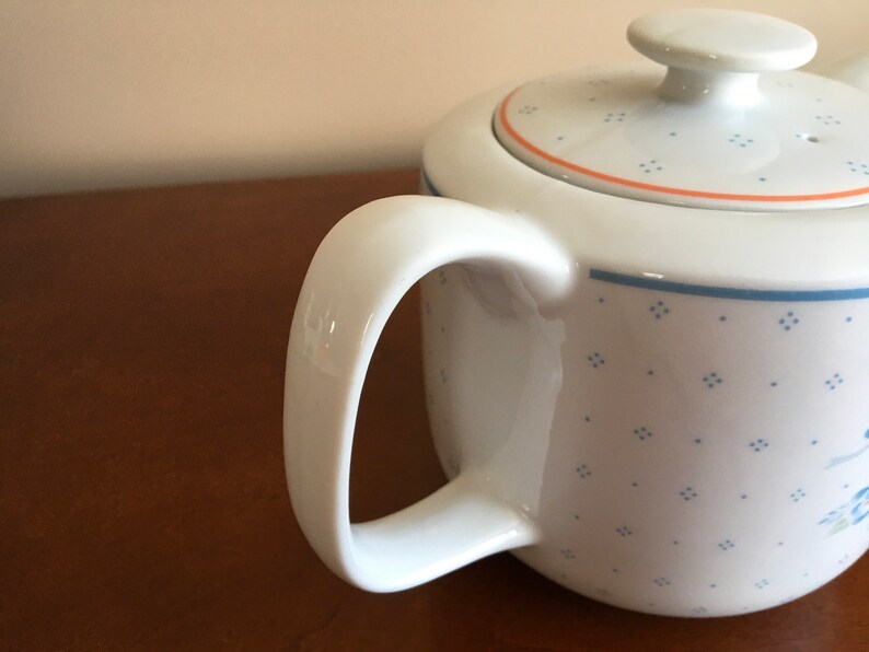 Corning Ware/ Corelle Country Cornflower Fine Porcelain Teapot Etsy