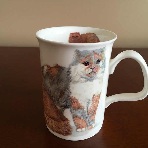 Vintage Roy Kirkham Cat Galore fine bone china Mug