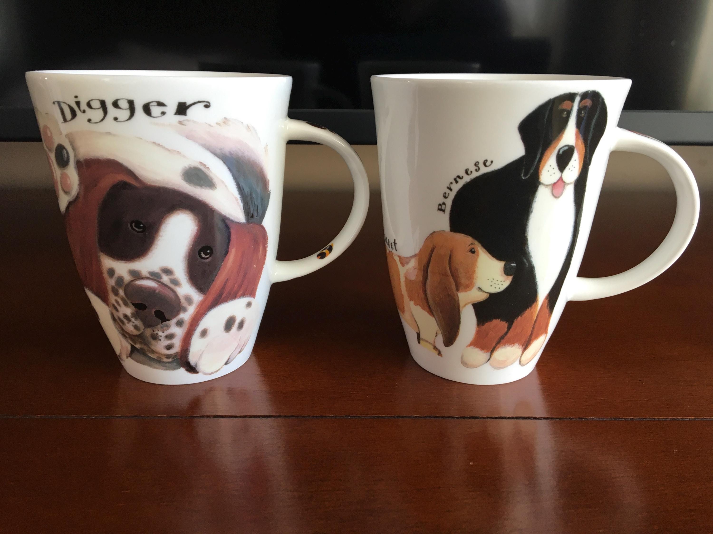 ONE Vintage Roy Kirkham Dog Paws OR Walkies Fine Bone China Mug - Etsy