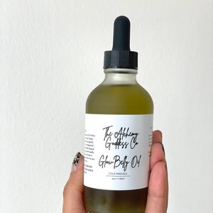 Organic Pregnancy Belly Oil: Vegan Radiance, Skin Smoothing (4 oz)