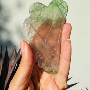 Rainbow Fluorite Gua Sha & Facial Oil Gift Set