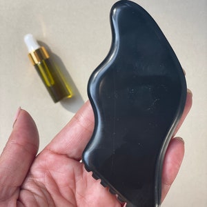 Black Bian Stone, Gua Sha, Limited edition Face Oil, Holiday Gift Set