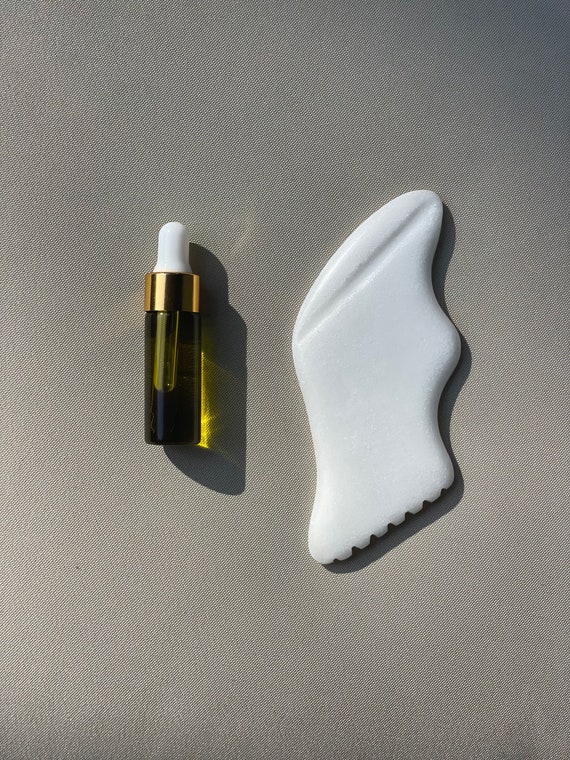 White Jade Gua Sha Limited Edition Face Oil Lymphatic Etsy