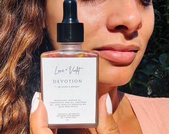 Self Love Rose Natural Face Oil: Rosehip, Pomegranate & Grapeseed