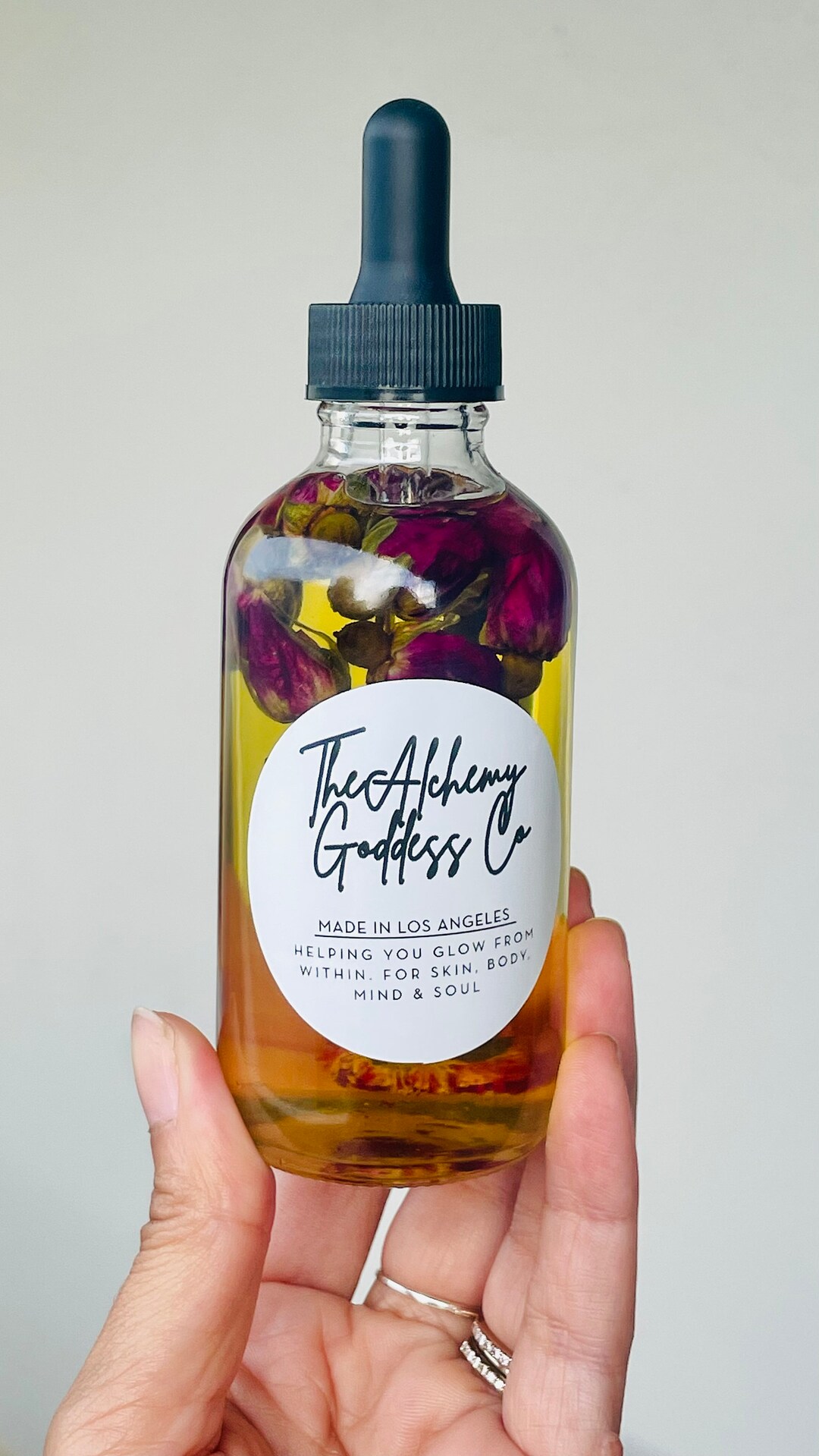 Rosebud Flower Body Oil,body Oil, Rosehip Oil, Moon Magic