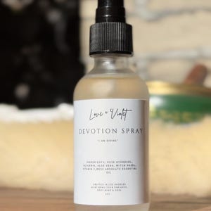 Rose Body Spray: Rose Quartz Infused Hydrating Face Toner
