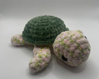 Tortuga de peluche de ganchillo / Juguete de peluche de hilo acrílico