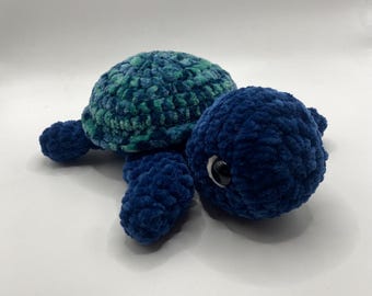 Tortuga de peluche mediana de ganchillo / Lista para enviar / Envío rápido