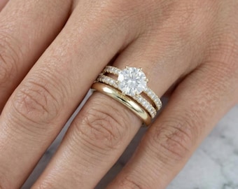 2.3 CT Round Cut Simulated Diamond Halo Engagement Ring, 925 Sterling Silver Ring, Proposal & Promise Ring Minimalist Bridal Ring For Women