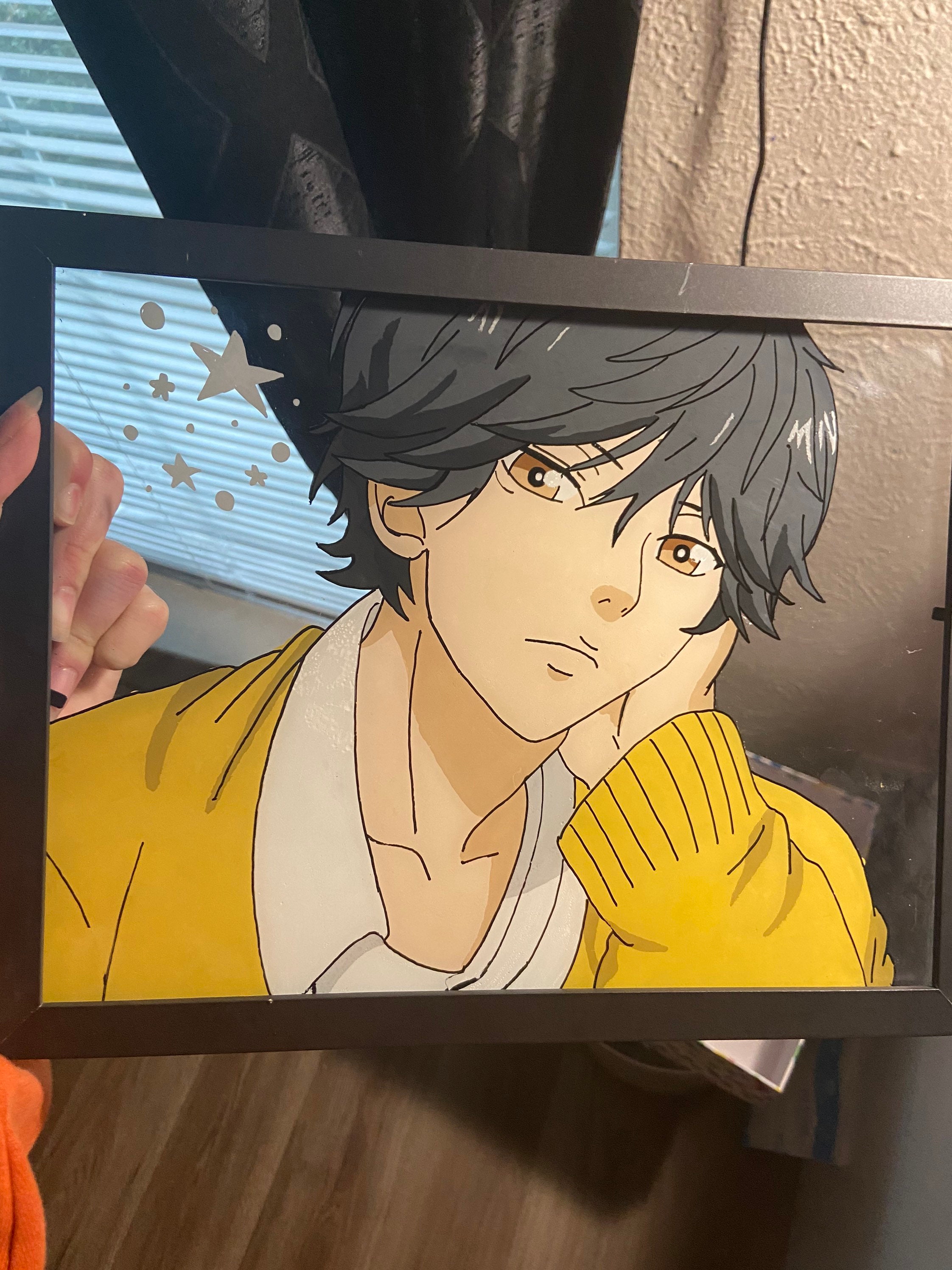 Custom Anime Glass Painting | Creations By Hailey L