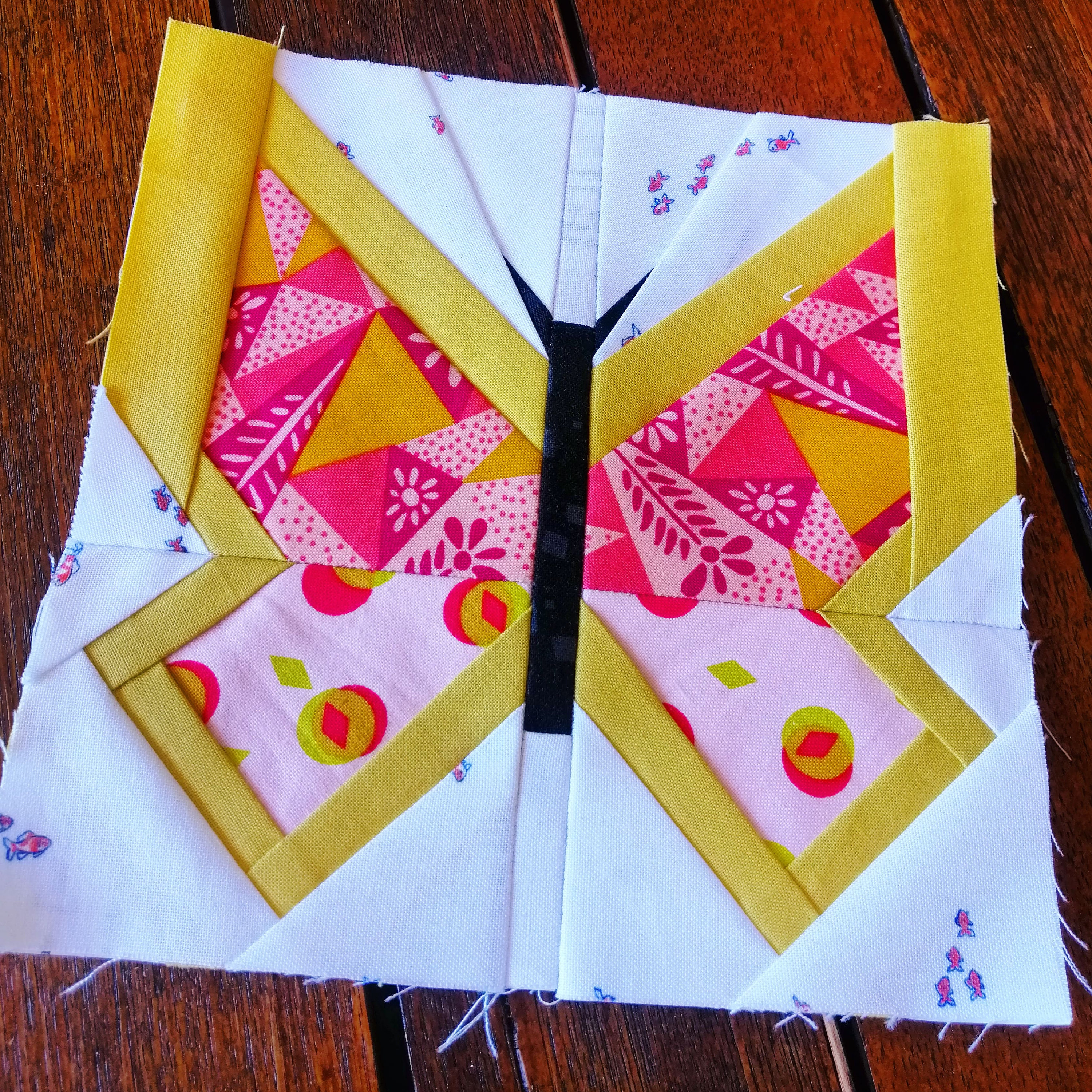 Butterfly FPP Foundation Paper Piecing Quilt Block Pattern Digital ...