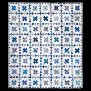 Blueberry Kisses quilt pattern, PDF quilt pattern, scrap quilt, baby quilt Digital Download 画像 1