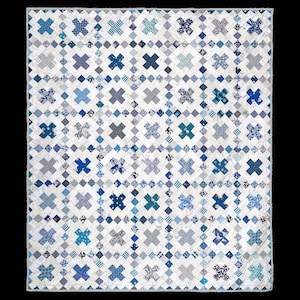 Blueberry Kisses Quilt Anleitung: Baby Quilt als PDF-Download