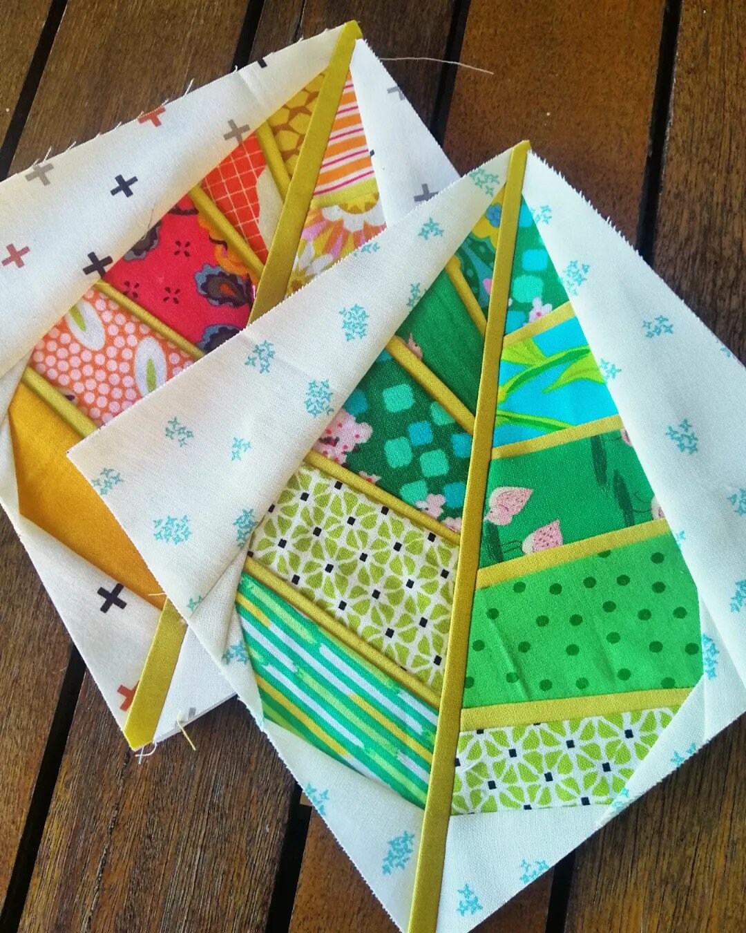 Leaf FPP Foundation Paper Piecing Quilt Block Pattern Digital Download ...