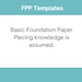 Flying Geese Circle Foundation Paper Piecing FPP Mini Quilt Block ...