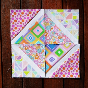 Lattice FPP Foundation Paper Piecing quilt block pattern Digital Download