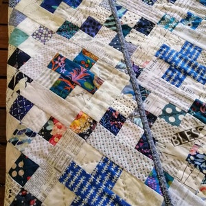 Blueberry Kisses quilt pattern, PDF quilt pattern, scrap quilt, baby quilt Digital Download 画像 3