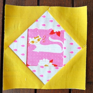 Economy Block FPP Foundation Paper Piecing quilt block pattern Digital Download