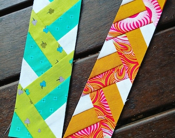 Quilt Border Twist FPP Foundation Papier Quilt Block Quilt Block Muster Digitaler Download