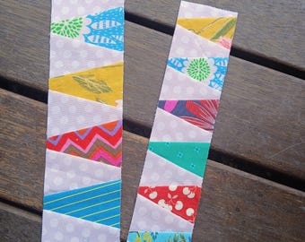 Tumbler Strip Quilt Border FPP Foundation Paper Piecing pattern Digital Download