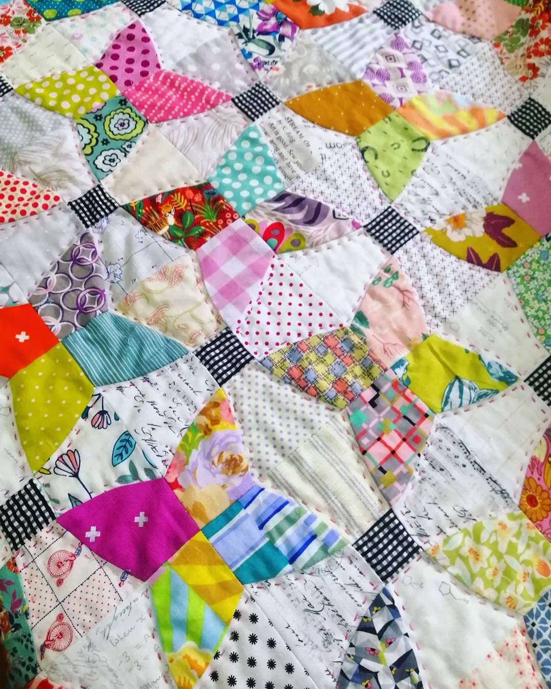 Buttons and Bows Quilt Pattern PDF Quilt Pattern Scrap Quilt Etsy