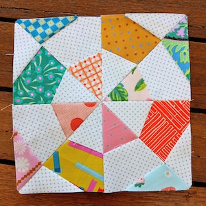 Broken Wheel Foundation Paper Piecing Pattern: FPP Digital Download