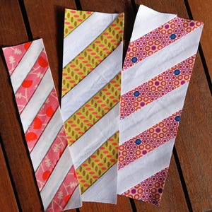 Candy Stripe Quilt Border FPP Foundation Paper Piecing pattern Digital Download