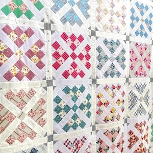 Parterre Quilt Anleitung: Vintage Inspiriertes Design (Digitaler Download)