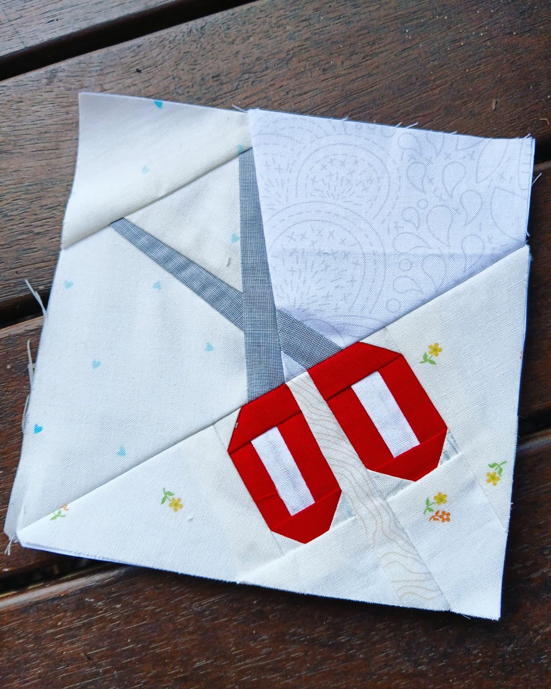 Scissors Foundation Paper Piecing Quilt Block Pattern Digital Download ...