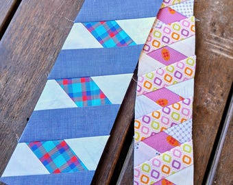 Ribbon Quilt Border FPP Foundation Papier Patchworkmuster Digital Download