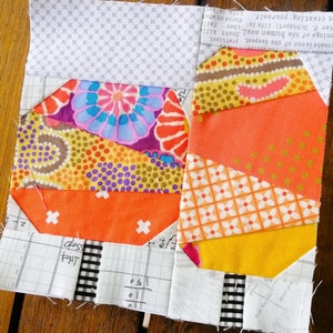 Lollipop Trees FPP Foundation Paper Piecing quilt block pattern Digital Download