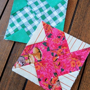 Whirlwind FPP Foundation Paper Piecing quilt block pattern Digital Download