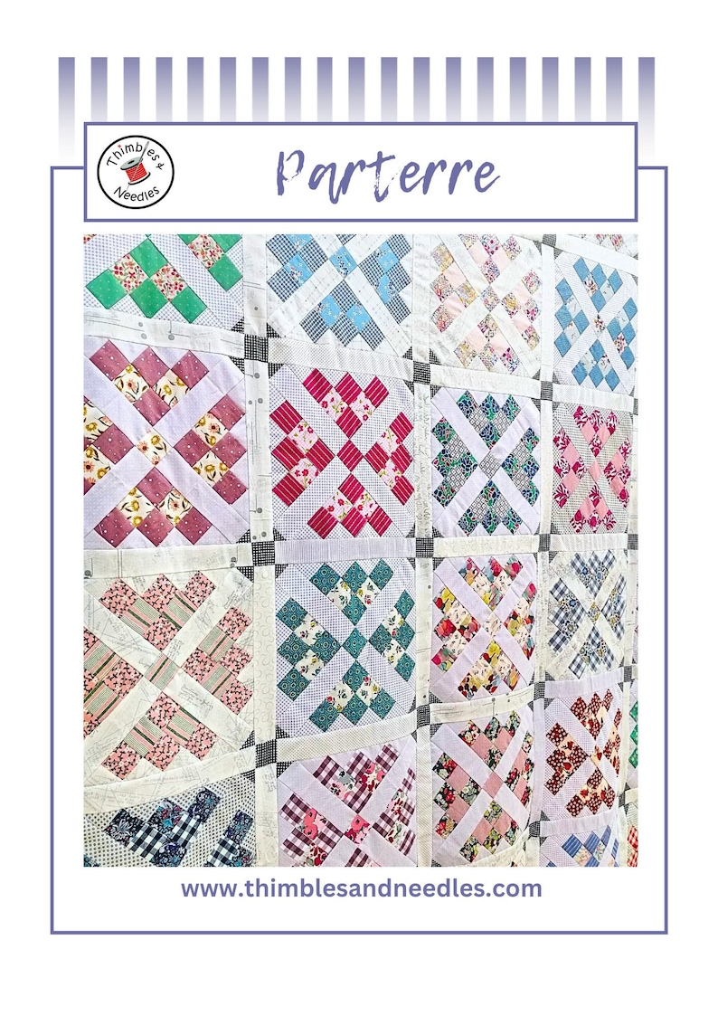 Parterre Digital Download quilt pattern Digital Download image 2