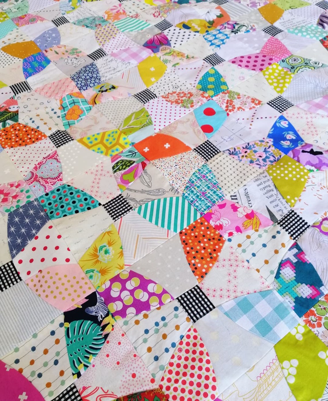 Buttons and Bows Quilt Pattern PDF Quilt Pattern Scrap Quilt Etsy
