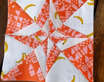 Classic Star Foundation Paper Piecing Pattern Star FPP Quilt Block PDF ...