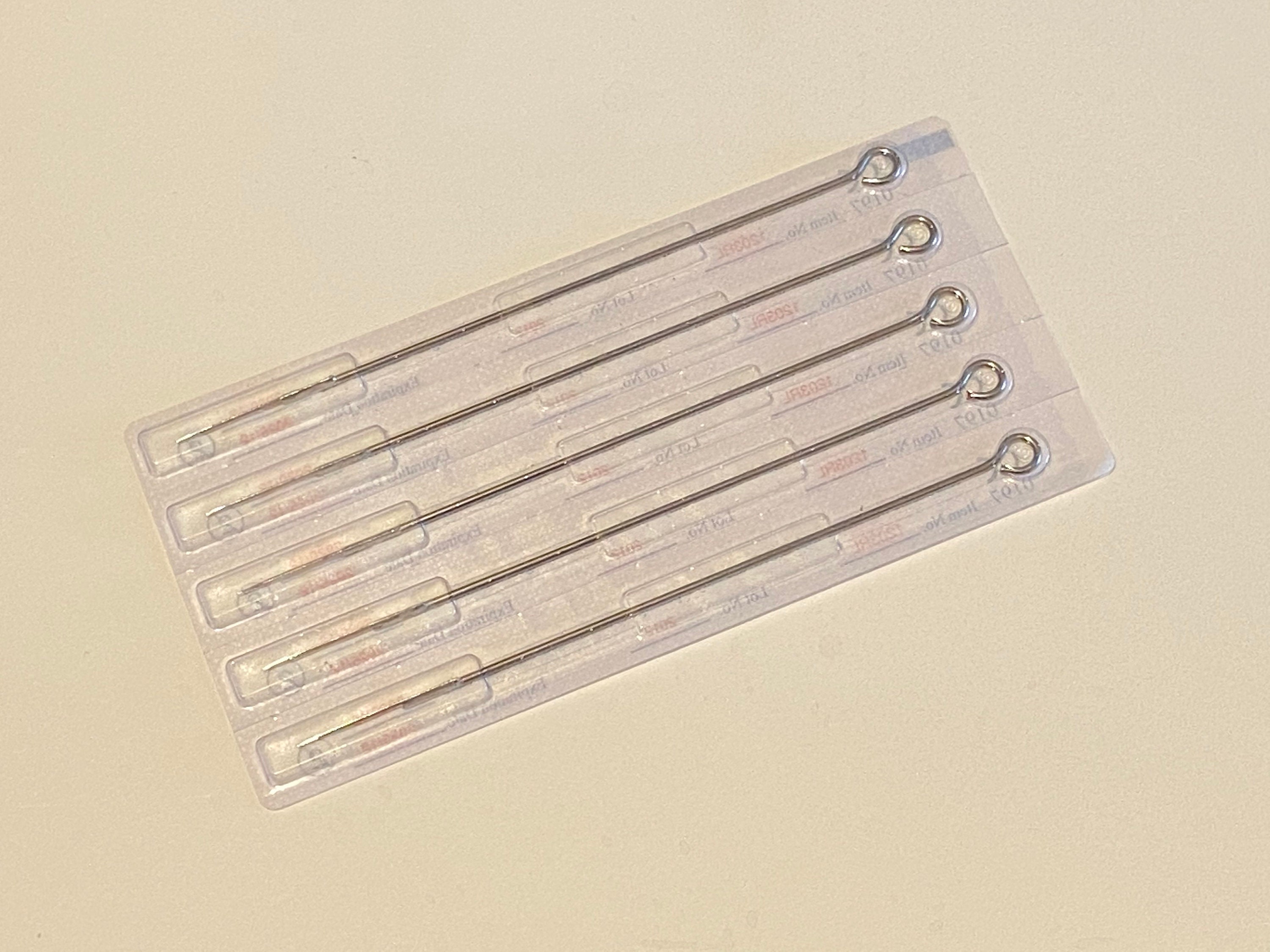 5RL Hand Poke Tattoo Needles Stick and Poke All Sizes Round  Etsy