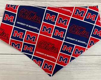 University of Mississippi Pet Bandanas