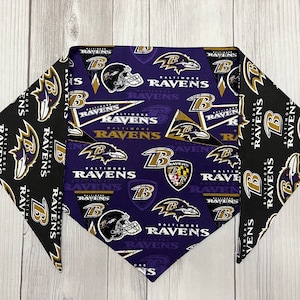 Baltimore Ravens - Tie Pet Bandanas