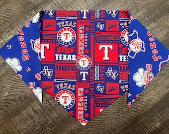 Texas Rangers Baseball - Tie Pet Bandanas